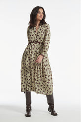 Vestido Picard Estampado Efecto Relieve